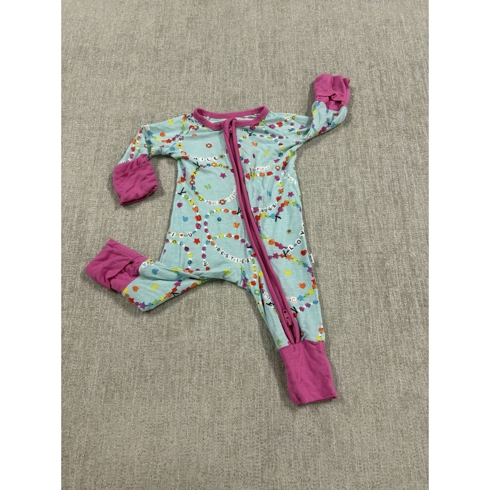 Little Sleepies Friends Forever Zippy Bamboo Pajama Size Preemie